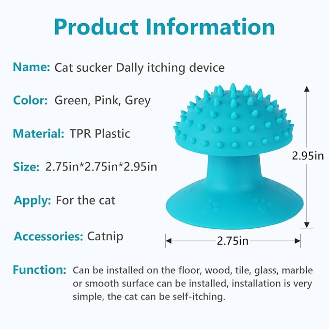 3-Pack Cat Scratcher cat self groomer for Loose Fur Removal, Catnip Massager, Massage Combs for Short & Long Fur Cats and Kittens