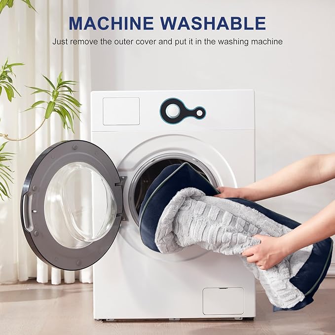 FURTIME Orthopedic Dog Bed for Small Dogs - Waterproof Dog Sofa Beds Small, Supportive Foam Pet Couch Bed with Removable Washable Cover, Waterproof Lining and Nonskid Bottom, Navy Blue