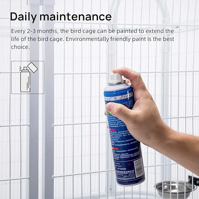 Parrot Cages for Large Birds Outdoor Extra Large Bird Cage with Bird Cage and Perch Suitable for Macaws Canaries Parrots Budgie Lovebirds