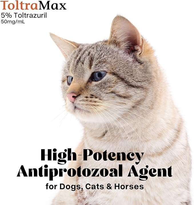 Toltrazuril 5.0% for Horses, Dogs, Cats, 960mL/32.4 Ounce, for Non-Food Chain Animals, Peanut Butter