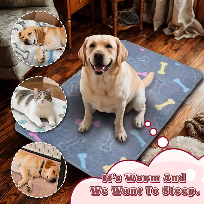 6 Pcs Washable Guinea Pig Blankets Absorbent Small Animal Fleece Bedding Waterproof Cage Liners Reusable Pet Pee Pad Sleep Mat Cover for Rabbit Rat Hamster Ferret Chinchilla Hedgehog (20"x30")