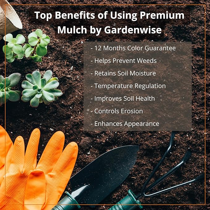 Premium Pine Bark Nuggets โ Pine Bark Mulch for Gardens, Landscaping, Potted Plants, and Wood Chips for Garden Beds (1 CF - 28 L - 30 QTS)