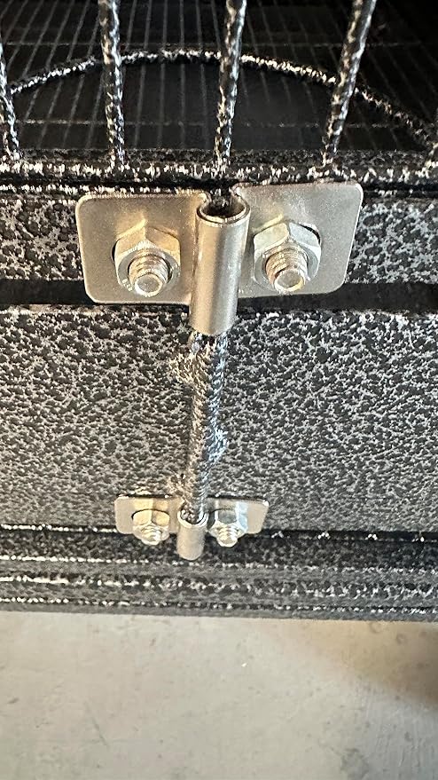 Extra Large Single Stacker Strong Heavy Duty Wrought Iron Breeder Parrot Aviary Bird Breeding Breeder Cage with Side Nest Breeding Doors On Wheels