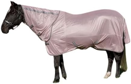 TuffRider Comfy Mesh Combo Neck Fly Sheet - Adobe Rose - 72