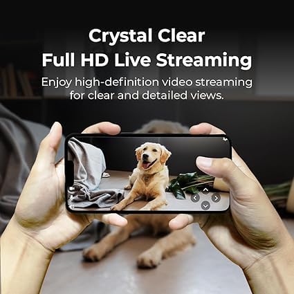 Waggle Dog Temperature Monitor & Pet Camera Bundle for RVs - Portable WiFi Cam (128GB) with Motion Alert & Remote Access | Watch Pets While Travelling