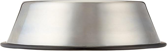 Amazon Basics Stainless Steel Dog Bowl, Single