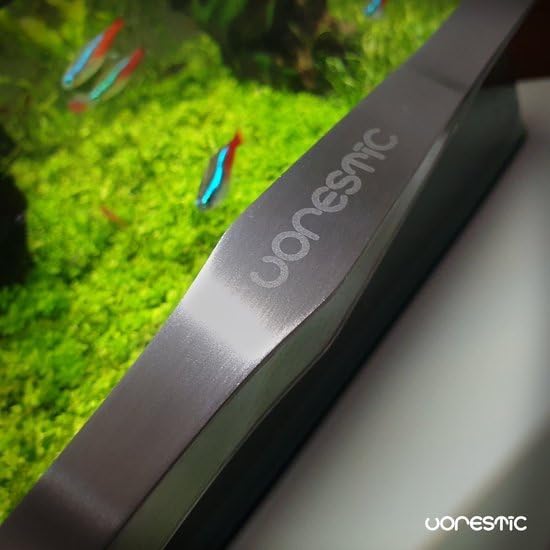 1PC Straight Aquarium Tweezers, 15" Long Tweezers for Terrarium, Stainless Steel Aquascape Tool for Planting Aquarium Plants, and Aquarium Maintenance