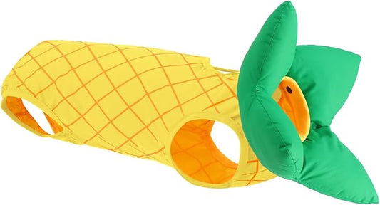 EMUST Cat Recovery Suit Female, Soft Cat Surgical Suit for Abdominal Wounds, Cute Kitten Shirt Clothes for Cats Anti Licking Full Bodysuit for Kittens 4-8lb, Yellow, M