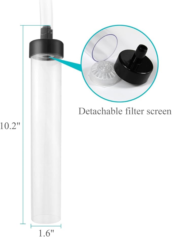 50ft Aquarium Water Changer Gravel & Sand Cleaner Fish Tank Siphon Cleaning Tools