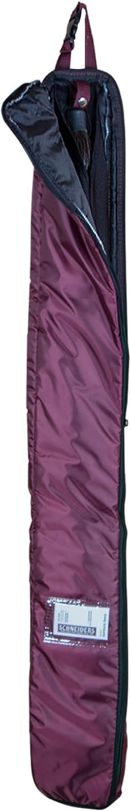 Dura-Tech Deluxe Fake Horse Tail Bag | Protects Fake Horse Tail | Full-Length Zipper | Tangle-Free Lycra Sleeve | Secure Tail Fastener | Handy ID Pocket | Color Burgundy