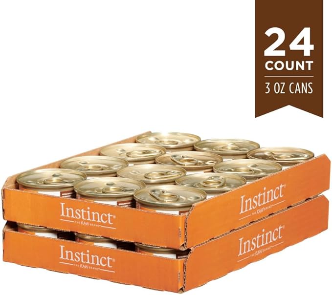 Instinct Original Grain Free Real Rabbit Recipe Natural Wet Canned Cat Food, 3 oz. Cans (Case of 24)