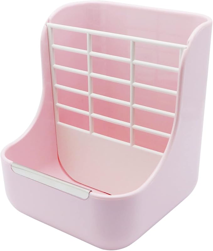 Litewoo Rabbit Hay Feeder Food Bowl Feeding Rack for Small Animal Guinea Pig Chinchilla Bunny Cage Accessories