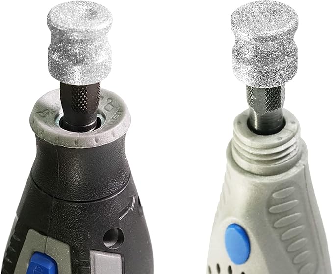 Jumbo Diamond Dremel Dog Nail Grinder Attachment, Diamond Dremel Bits Sanding Drums, Faster Dremel Diamond Bit for Dog Nails, 1/8'' Diamond Dremel for Dogs&Pets Nail Care, Home Dog Nail Grinder Tools