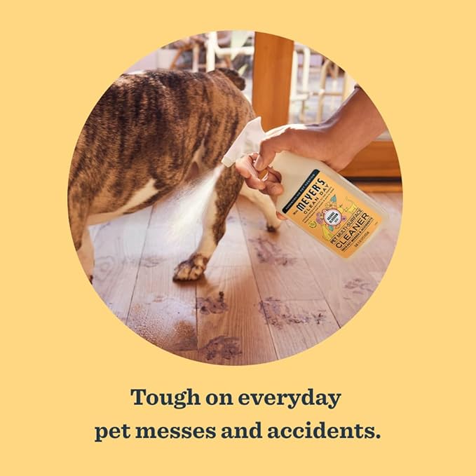Mrs. MEYER'S CLEAN DAY Pet Multi-Surface Cleaner, Orange Blossom Scent, 16oz
