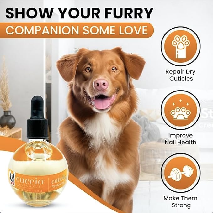 Warren London Dog Cuticle & Nail Revitalizing Oil | Moisturize, Strengthen, and Nourish | Vitamin E - Cruelty-Free, Non-Greasy Formula | Gentle Daily Care for Healthy Dog Nails & Paws