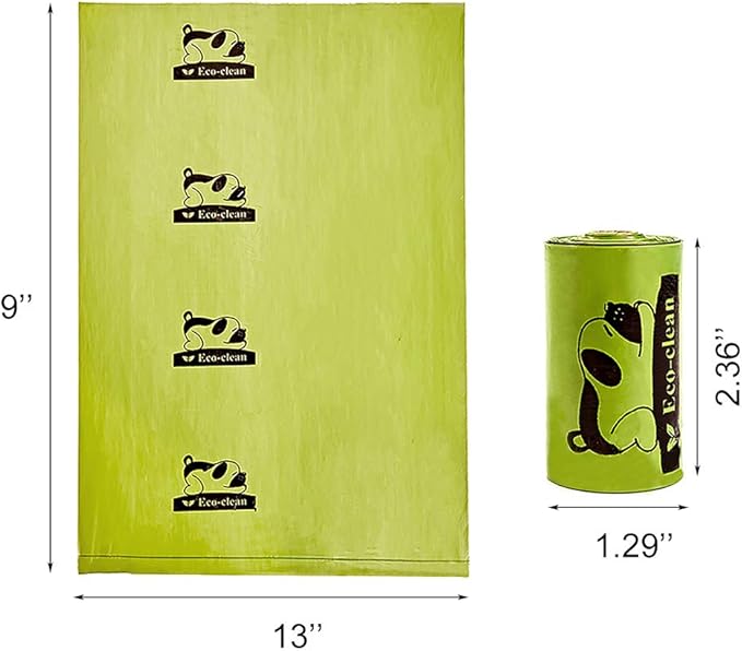Dog Poop Bags, 60 Rolls / 900 Count Dog Waste Bags with Dispenser and Leash Clip, Unscented, Extra Thick and Strong Poop Bags for Dogs