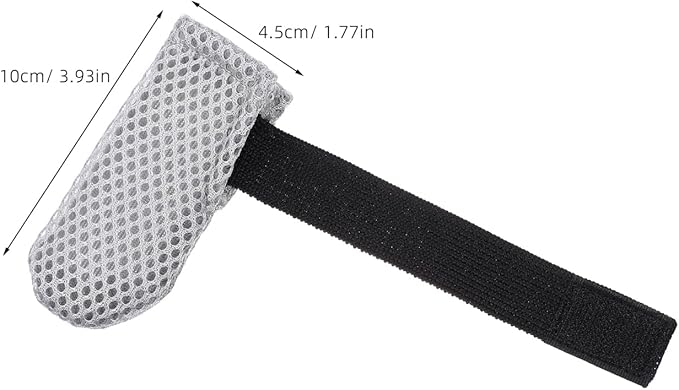 4Pcs Cat Nail Caps, Cats Booties Mittens Paw Covers Caps Shoes for Bathing Shaving Checking Nail Cutting, Pet Grooming Socks AntiScratch Adjustable Pet Claw Protector Foot Sleeves, Grey M