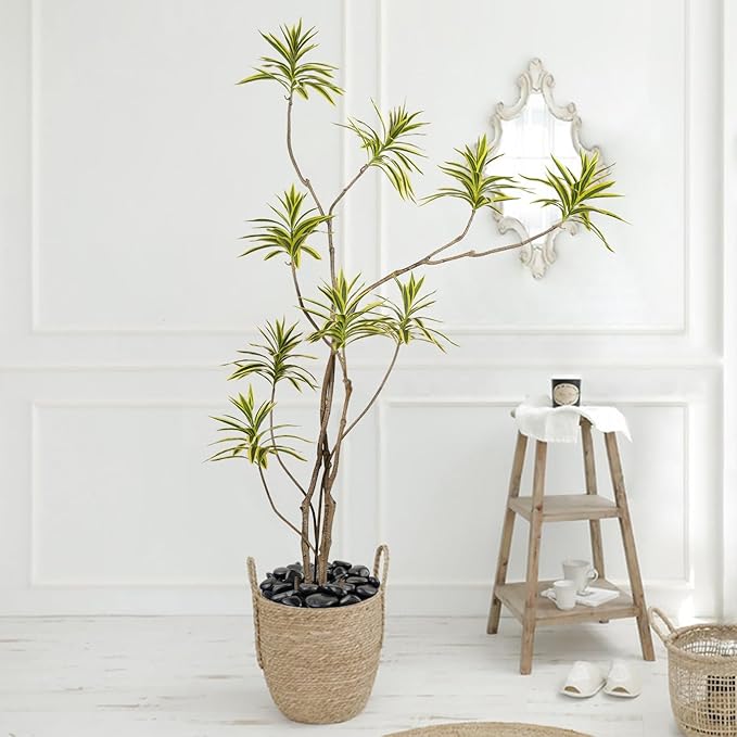 20 lbs Black Pebbles for Plants, 0.8-1.2 inch River Rocks for Landscaping, Decorative Stones for Vase Fillers, Fish Tank Gravel and Garden Rocks