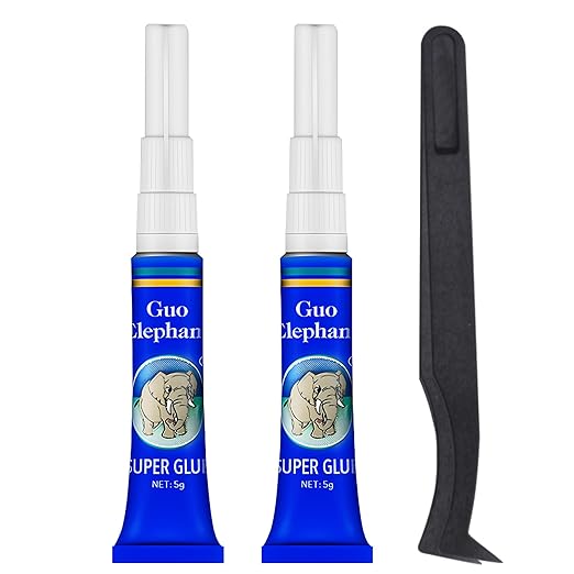 Aquarium Glue Fish Safety, 2Pcs Coral Reef Glue for Plants Moss, Coral, Stone, Wood Aquascaping, Quick Drying (2)