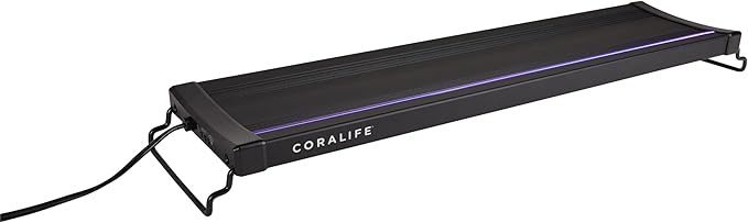 Coralife Fish Tank Aquarium Seascape WiFi/Bluetooth Smart LED Light Fixture, 18-24"