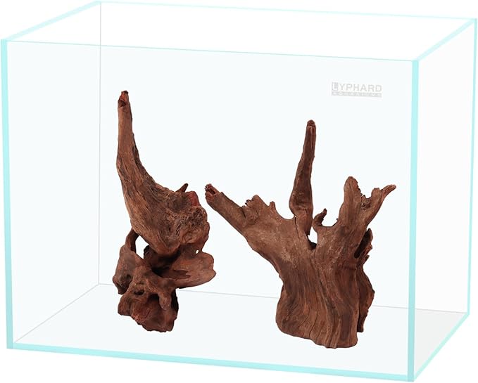 2.5 Gallon Rimless Aquarium Tank, Ultra Clear Low Iron Nano Fish Tank for Betta Shrimp, L11.8×W5.5×H9.8 Glass Thickness 5mm with EVA Foam Leveling Mat