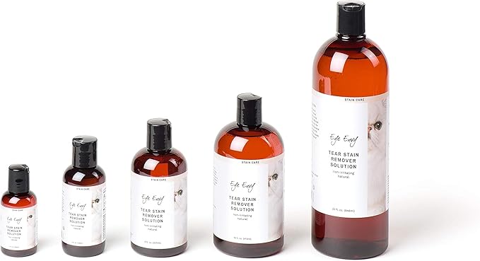 Eye Envy Tear Stain Remover Solution for Cats. 100% Natural, Safe. Treats The Cause of Stains. Recommended by Breeders, Vets, Groomers. Remove Eye Stains from Persians and Exotics. 2 oz. Made in USA