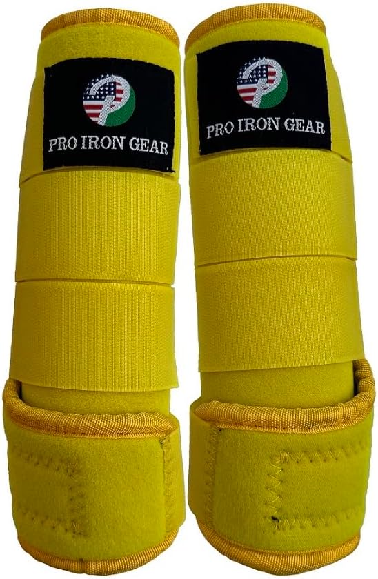 Horse Medicine Brushing Boots Leg Wraps Protection Gear Set of 2 and Set of 4 in 14 Colors