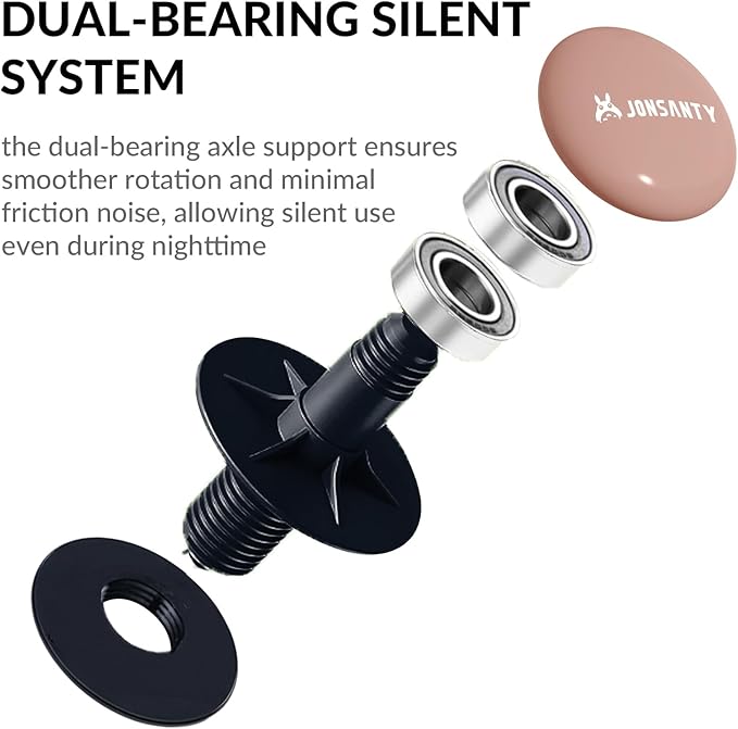 9.5" Silent Hamster Wheel, Exercise, Release Stress, Relieve Anxiety, Adjustable Height Stand, for Syrian Dwarf Hamster, Gerbil, Mice, Small Medium Sized Pets, Green