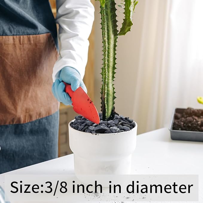 2lbs Black Gravel, 3/8 Inch Black Stones. Decorative Black Rocks for Succulent Plants, Vase, Cactus, Bamboo Plants and Outdoor Garden Landscaping