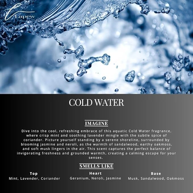 Cold Water Carpet Freshener Powder Refill 36 oz | Powerful Odor Eliminator for Home | Upholstery Deodorizer | Carpet Deodorizer | Pet Urine | Cat Litter Box | Cool Water Fragrance
