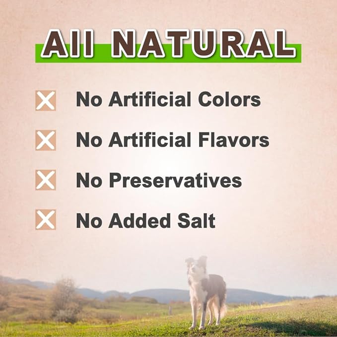 Afreschi Natural Turkey Tendon Strip 10oz, USA-Sourced Turkey Tendon, All Natural Puppy Chew, Hypoallergenic, Rawhide Alternative