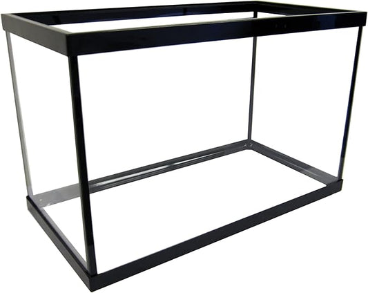 5 Gallon Aquarium with Glass Canopy - 16x08x10 - (1) Aquarium & (1) Glass Canopy ONLY