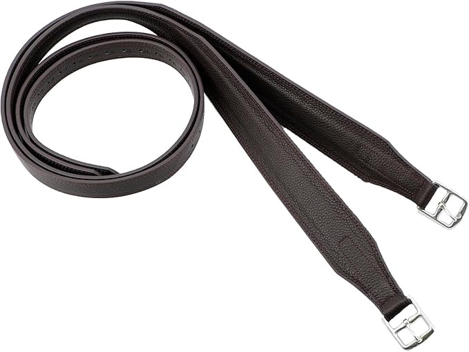 Jeereal Stability Stirrup Leathers for English Saddle Wide Body English Stirrup Leathers for Equestrian Riding
