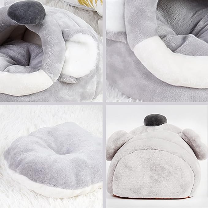 LEFTSTARER Guinea Pig Rat Bed and Hideout for Ferret Hedgehog Sleep and Hide, Hamster Small Pet Animals Supplies Toy Cage Accessories Nest