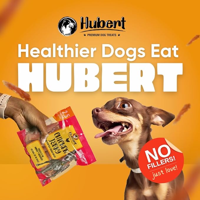 Hubert Pet Gourmet Duck Wrapped Apple Bites: Healthy & Natural Training Snacks, Ideal for All Dog Sizes, Low Fat, High-Protein, 2.5 lbs Super Value Pack