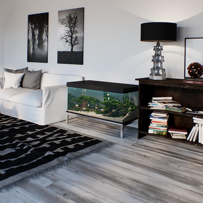 24 in X 48 in. Aquarium Stand | Industrial Style Aluminum Fish Tank Base with Open Frame Design