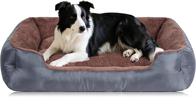 Dog Bed for Medium Size Dogs, Pet Couch Bed with Durable Fabric and Anti-Slip Bottom
