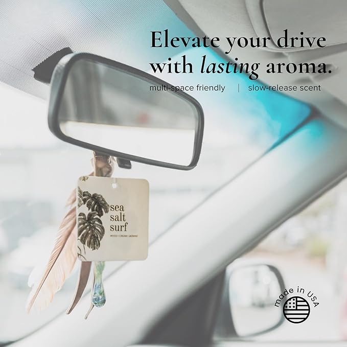 Sea Salt Surf Car Air Freshener, 4 Pack