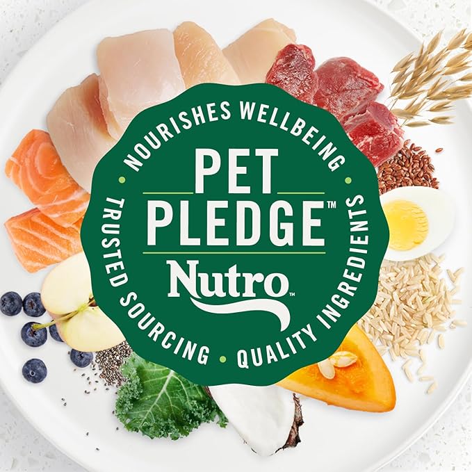 Nutro Ultra Adult Toy Breed Dry Dog Food, Chicken, Lamb and Salmon Protein Trio, 3.5 lb Bag
