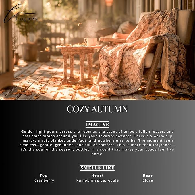 Cozy Autumn Carpet Freshener Powder: Powerful Odor Eliminator for Home, Upholstery Deodorizer, Carpet Deodorizer, Pet Urine, Cat Litter Box - Perfect Autumn Fragrance