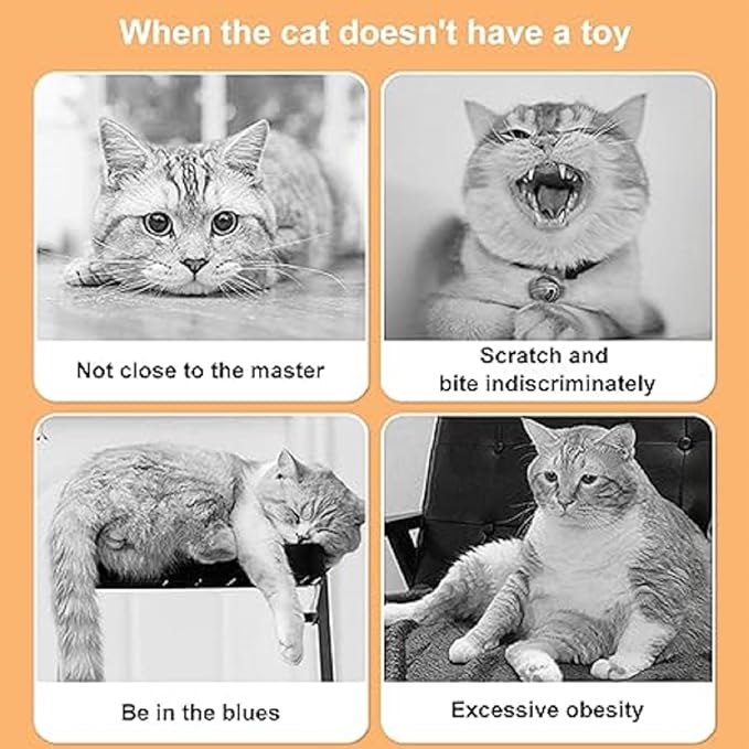 Folded Cat Tunnel Toy for Indoor Cats, 2 PCS Collapsible Pet Spring Cat Toys with Feather Mouse Upgrade Interactive Toy Playing Tent for Puppy Kitten Accessories Home