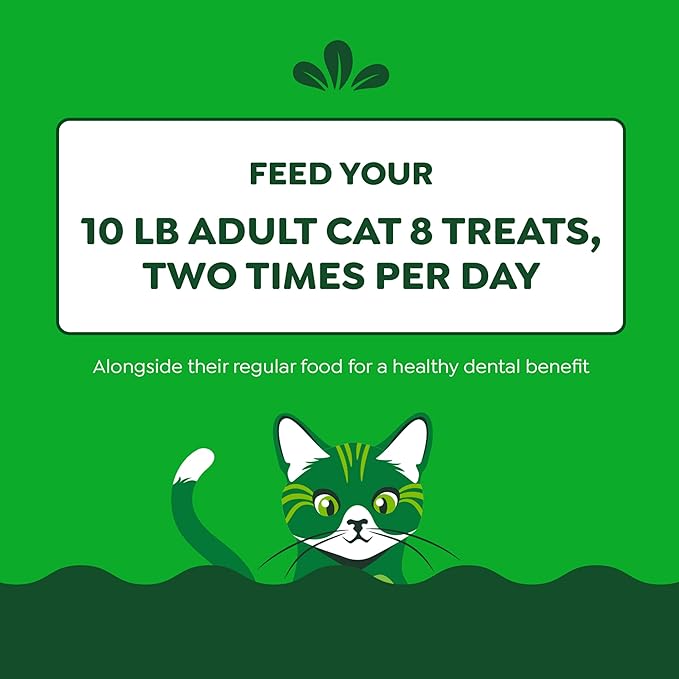 Greenies Feline Adult Dental Cat Treats, Catnip Flavor, 4.6 oz. Pack