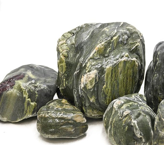 Aquarium Decor River Rock Decorative Stones Fish Tank Rocks Aquarium Landscapes 20LB Decoration Stone for Aquariums Aquascaping Terrariums,Paludariums,and Gardens（4-9inch / 4PCS）
