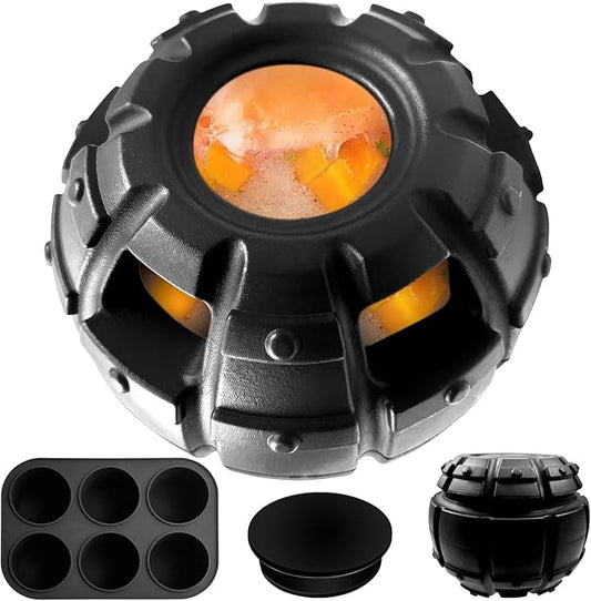Yipetor Power Chewer Dog Toys - Long-Lasting, Easy to Clean, Treat Dispensing Puzzle Toys for Small Dogs (Summer Medium)