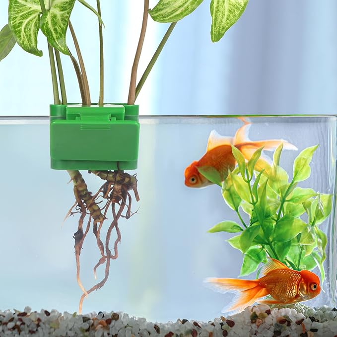 2Pcs 3 Holes Upgraded Aquatic Plant Cup Aquarium Plant Holder for Tank, Hanging Aquarium Plant Holder, Aquarium Aquatic Plant Cultivation, Aquarium Plant Decoration.