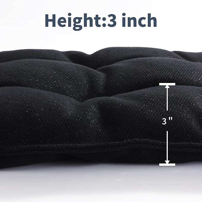 MABOZOO Chew Proof Indestructible Dog Beds for Aggressive Chewers,Durable Dog Crate Pad,Washable Tough Pet Mats for Kennel,Black,XL 28x41 in