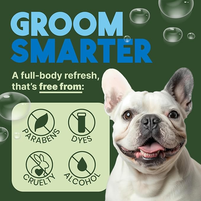 TropiClean Dog Perfume, Long Lasting Lime & Coconut Cologne, Deodorizing Spray for Smelly Dogs, After Bath Detangling Spray with Vitamin E, Safe for Cats, 8oz.