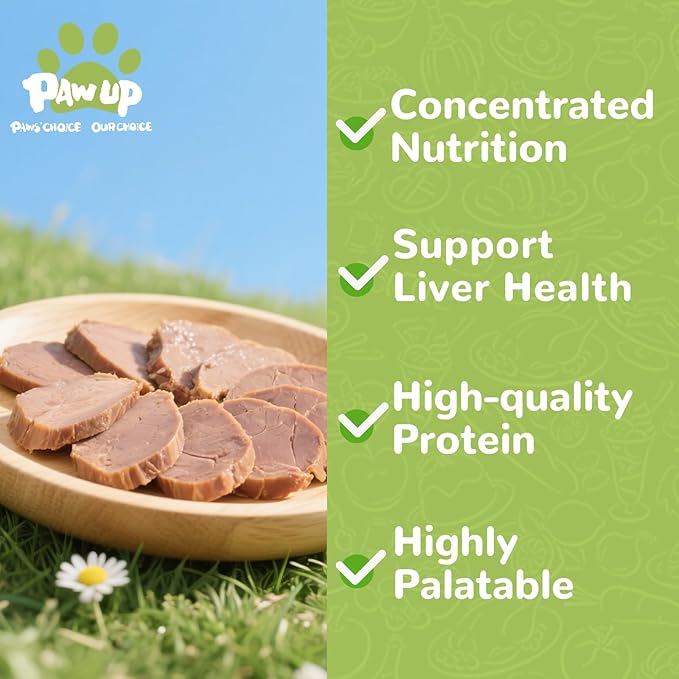 Freeze Dried Chicken Liver Pet Treats, High Protein Freeze-Dried Pet Food for Dogs, Cats, Fresh Ingredient Snacks, 4.6 oz, Rawhide Free&Grain Free