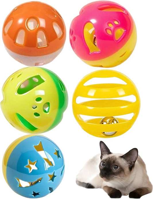 5 Pack Cat Toys, Fun & Interactive (1.5'', Basic Cat Toy Set)