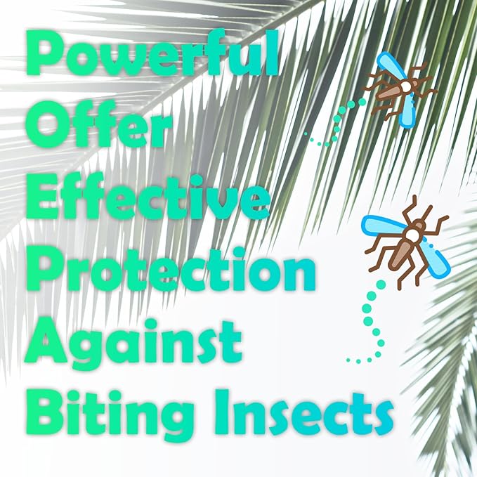 Natural Mosquito Repellent Wipes, DEET Free Insect & Bug Repellent Wipes, Easy to Use, Long Lasting, Travel Sized